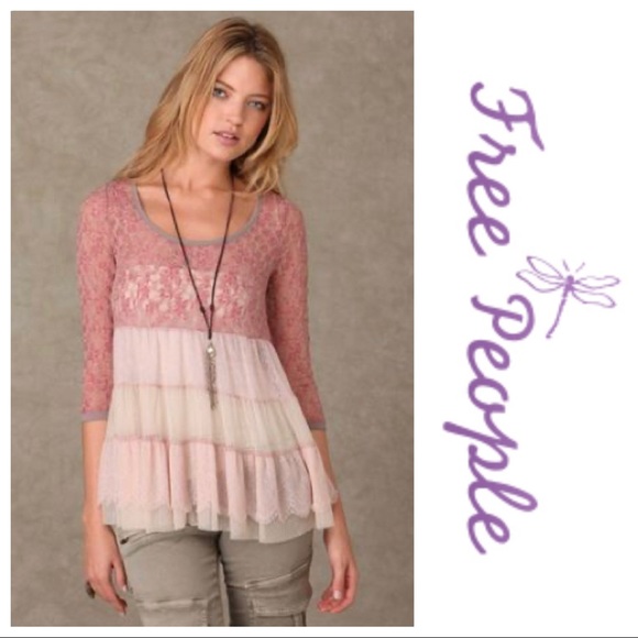 Free People Tops - Free People Queen Ann Lace Top